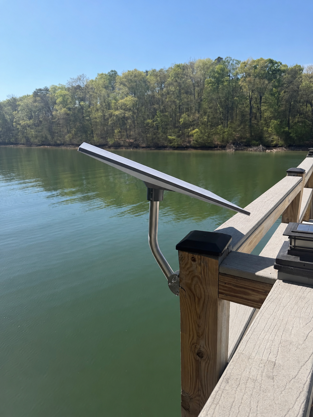 Dockside installation completed by Mann's Starlink Contracting